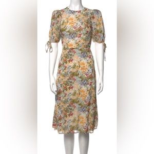 Reformation Floral (Countryside) Midi Length Dress Size 0